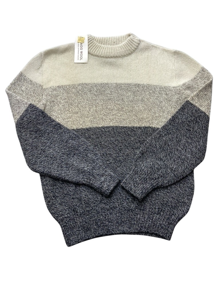 Vintage American Eagle Outfitters Sweater Mens XL Striped Ragg Wool Knit USA 90s