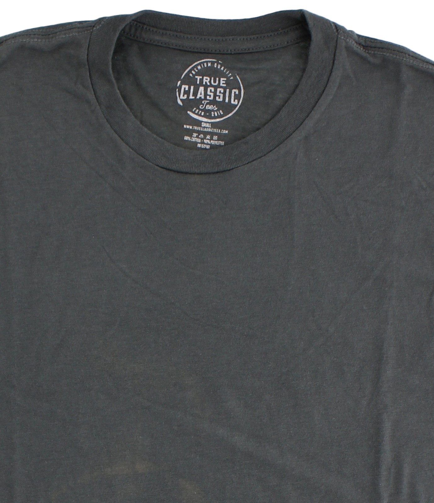 True Classic Men's T-Shirt Short Sleeve Athletic Cut Crew Neck Basics Tee Shirt