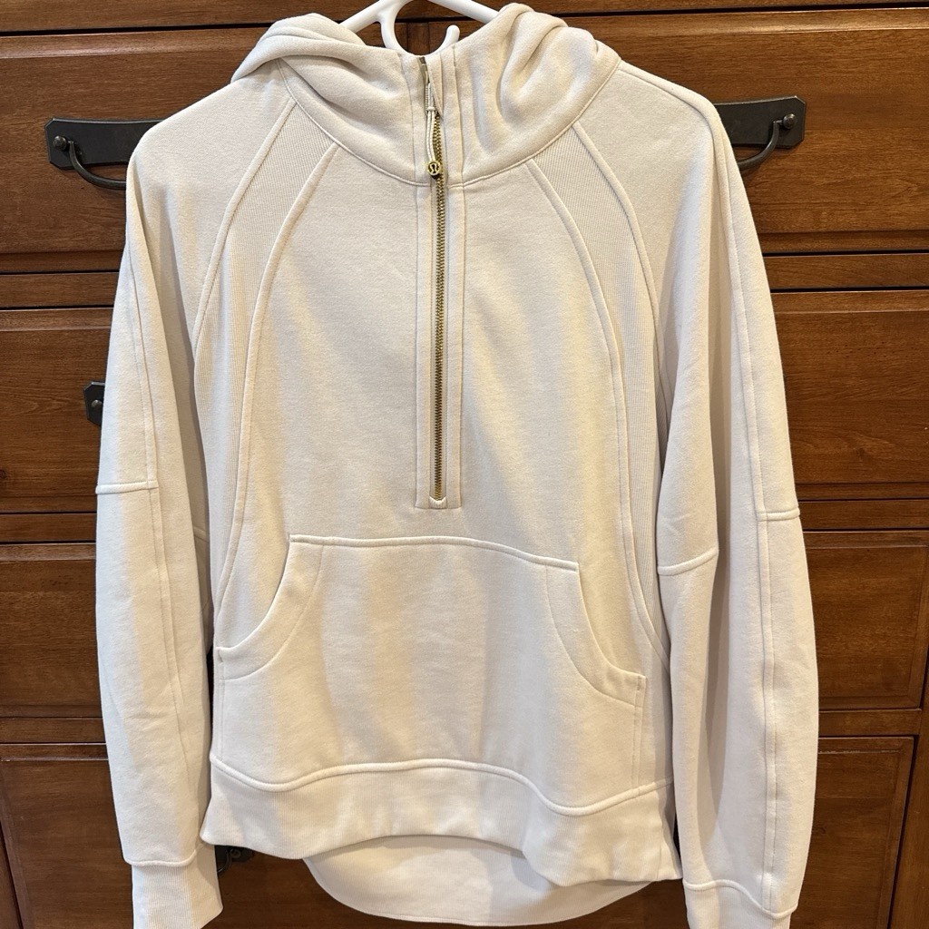 Lululemon Scuba Quarter Zip With Hood