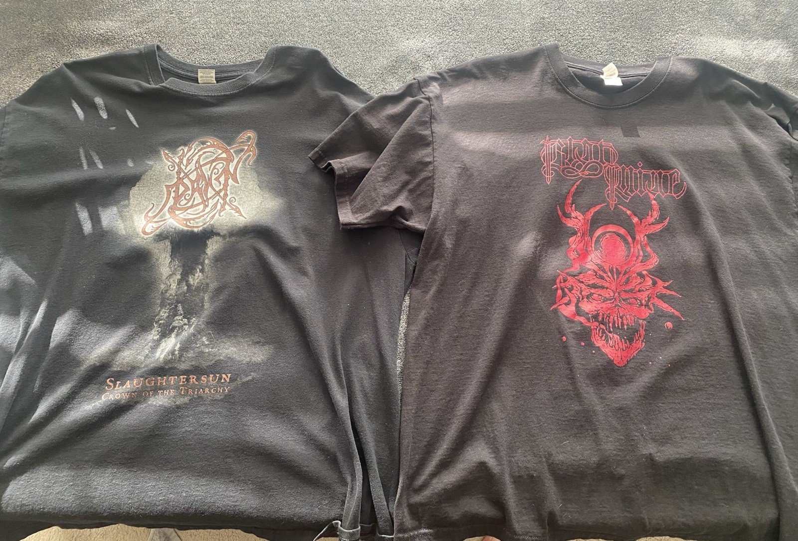 Black Metal Shirt Lot XXL RARE Dawn Dissection Niden Marduk Setherial Blot Mine