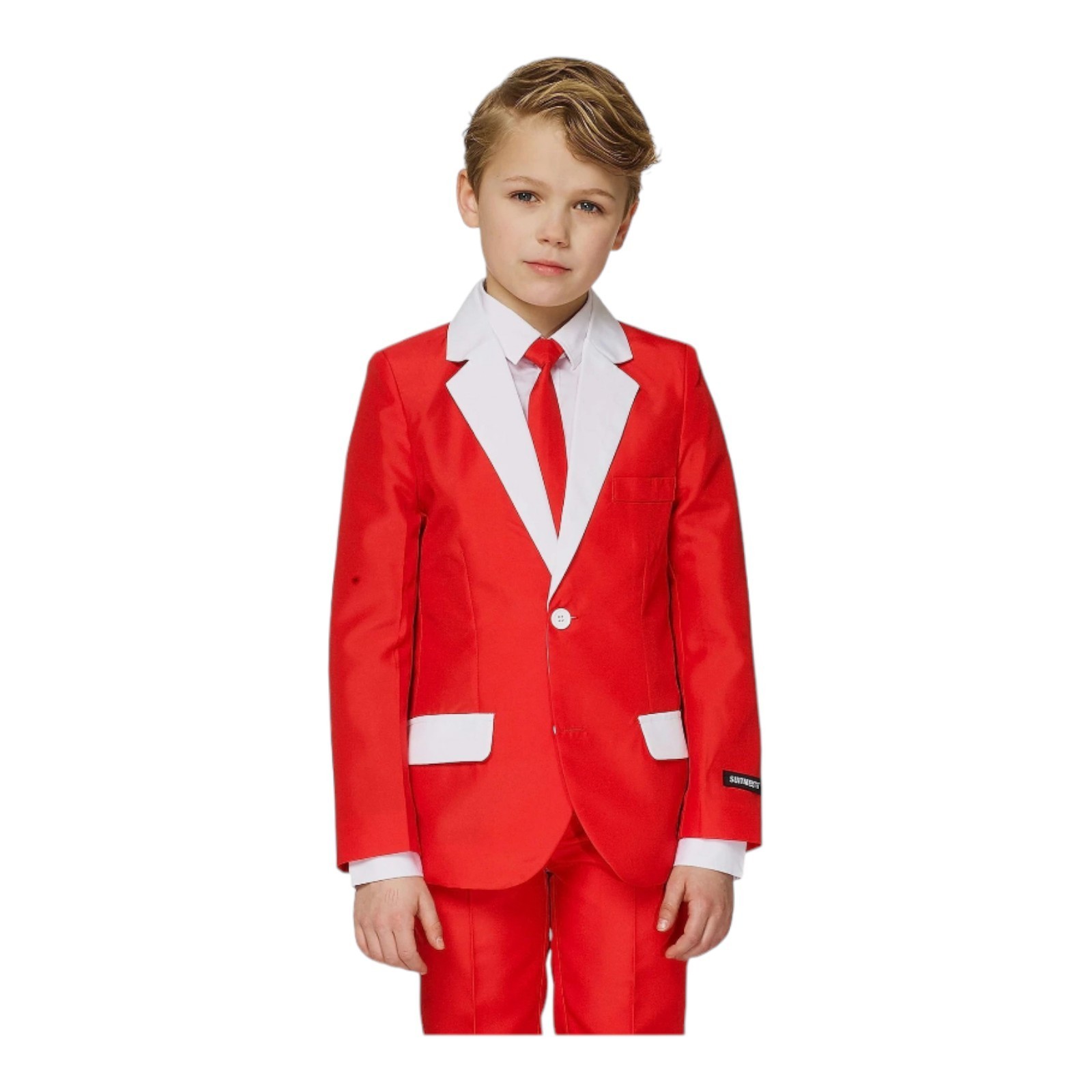 SUITMEISTER Boys Christmas Suit - Youth S, M, L, XL, 2XL - Red or Blue - New
