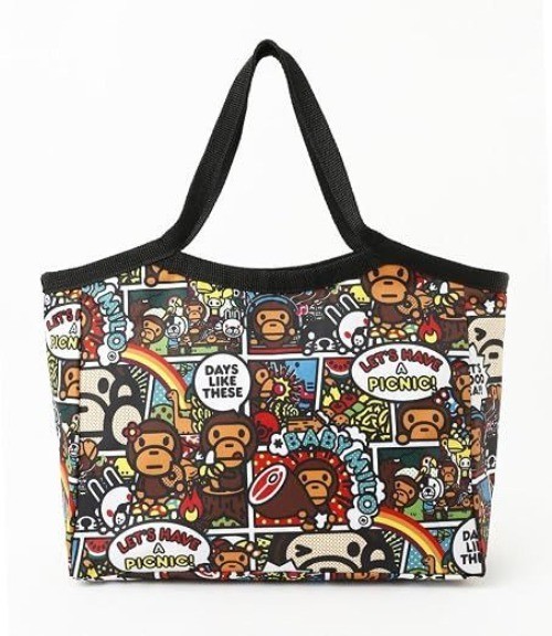 RARE 2014 Bape Baby Milo Tote Bag Purse Baby Lisa & Friends A Bathing Ape Cute