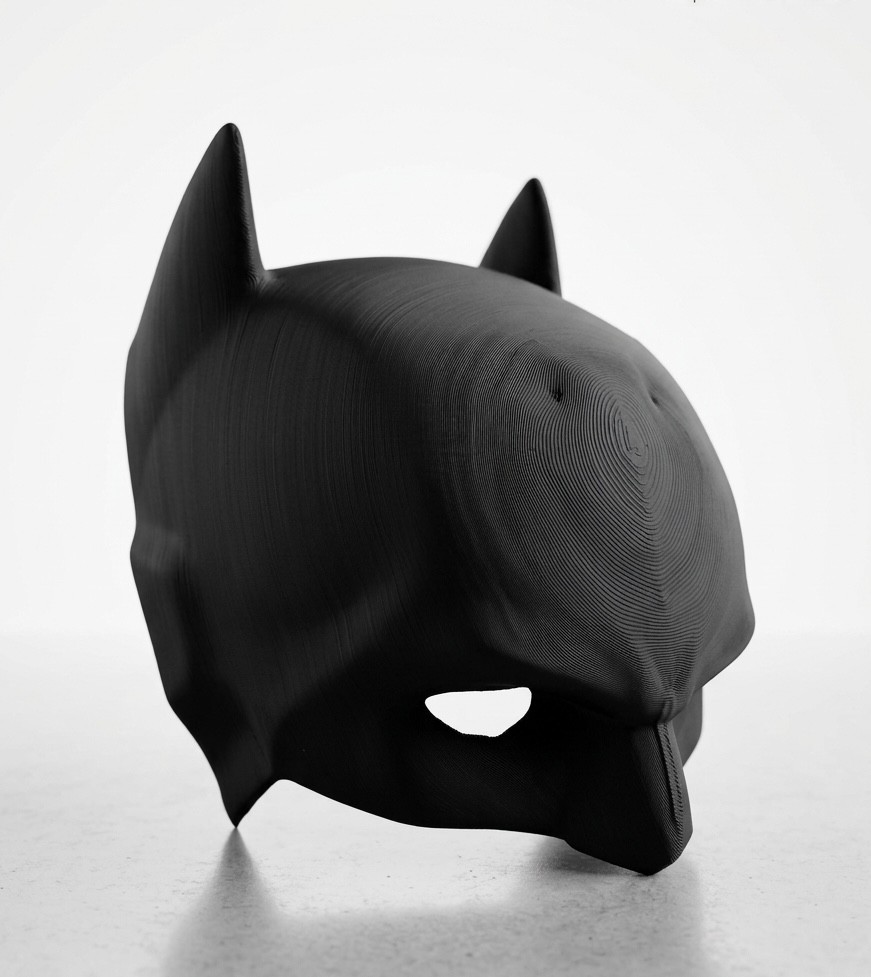 Batman Half Face Mask, high quality durable plastic halloween style mask