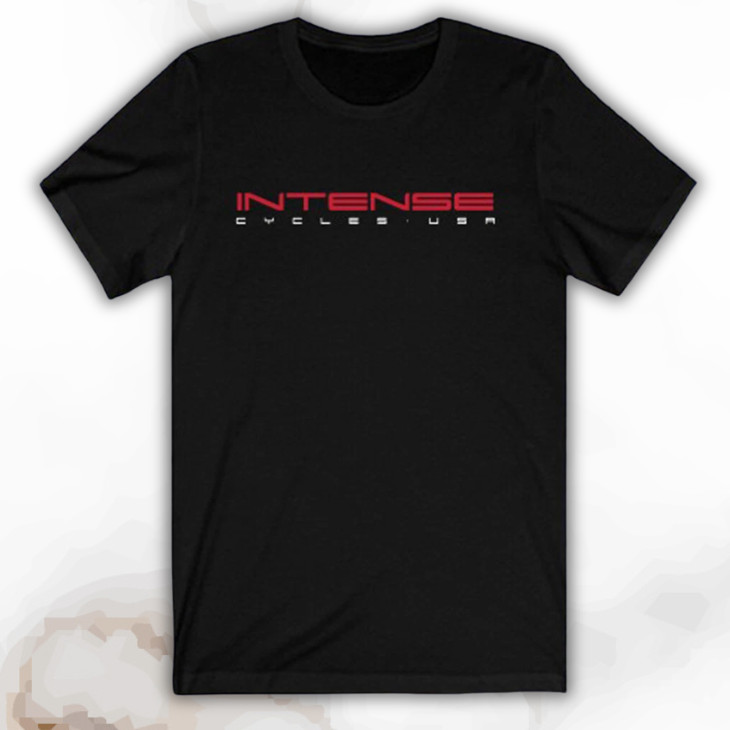 Intense Cycles USA Men\'s Black Graphic T Shirt - NEW