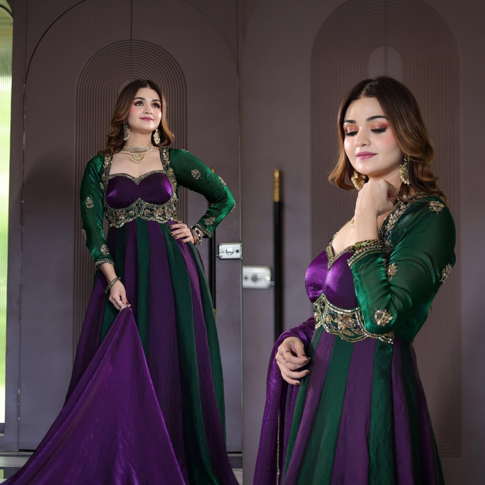 Anarkali Gown Indian Dress Salwar Kameez Ready made Party Wedding Bollywood eid