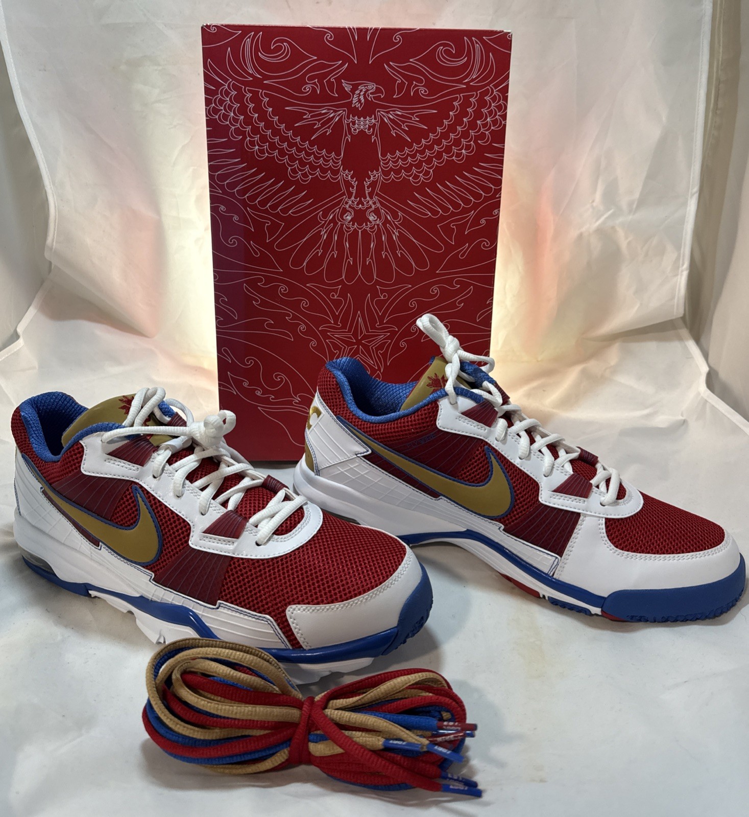 Size 13 - Nike Air Trainer SC 2010 Low Manny Pacquiao 407846 176 New With Box