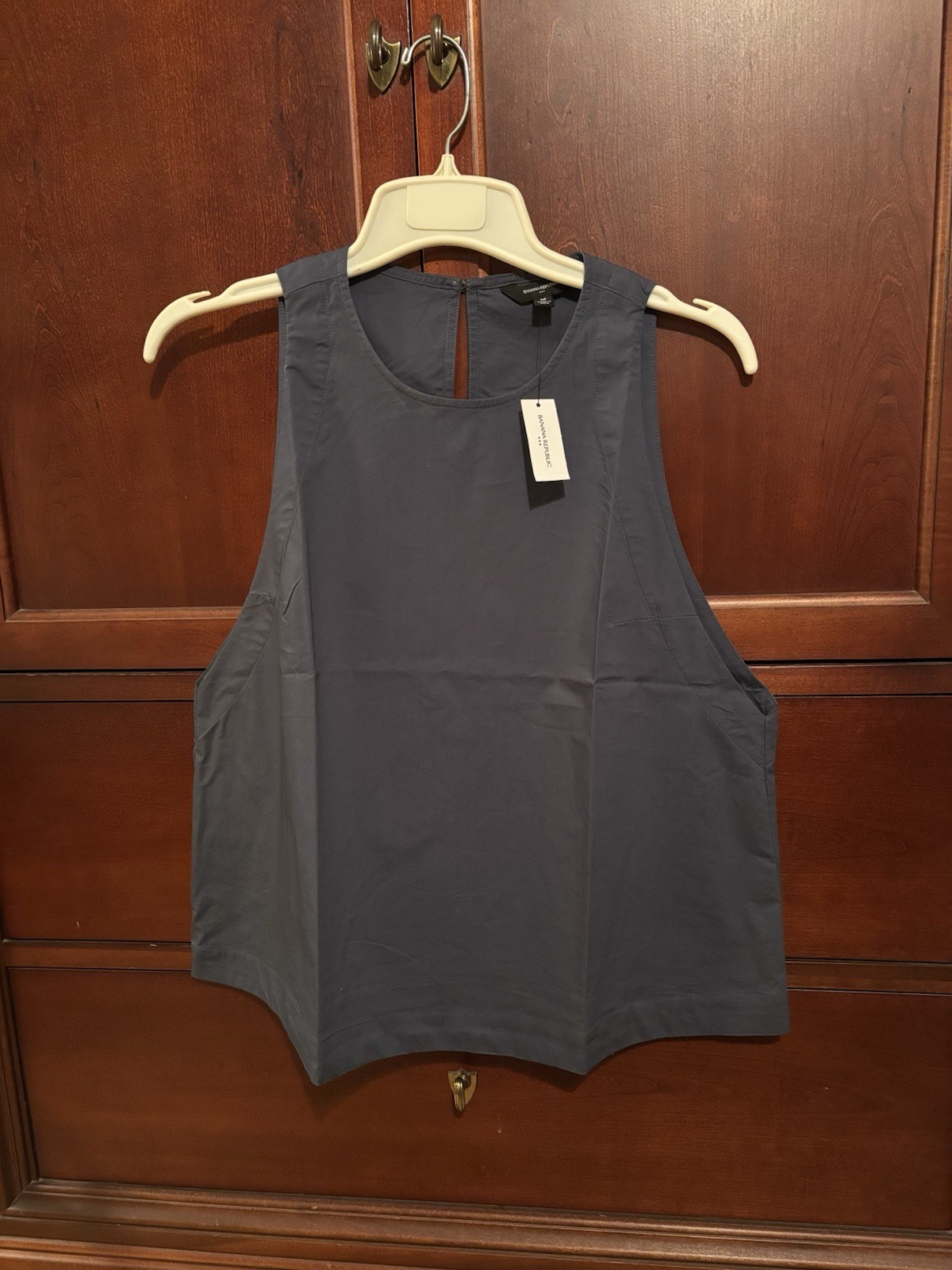Banana Republic Factory High Neck Swing Top, Size M