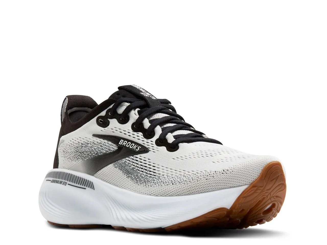 Free Ship Brooks Adrenaline 25 Women's Running Shoes White/Black NO IMPORT FEE