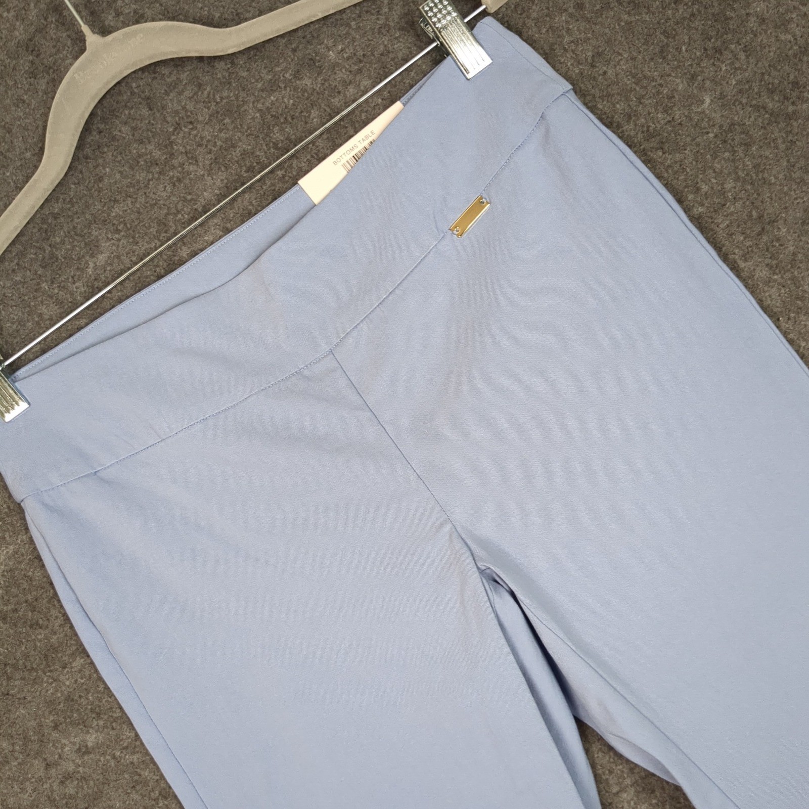 INC International Concepts Womens 6P Blue Saber Skinny Capri Mid Rise Pants NEW