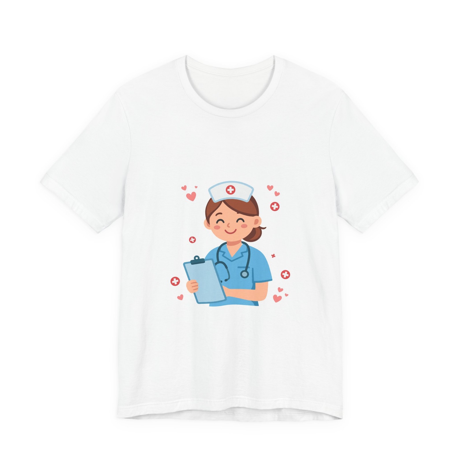 Cute Nurse T-Shirt Funny Nurse Gift for Women Bella Canvas Tee Shirt