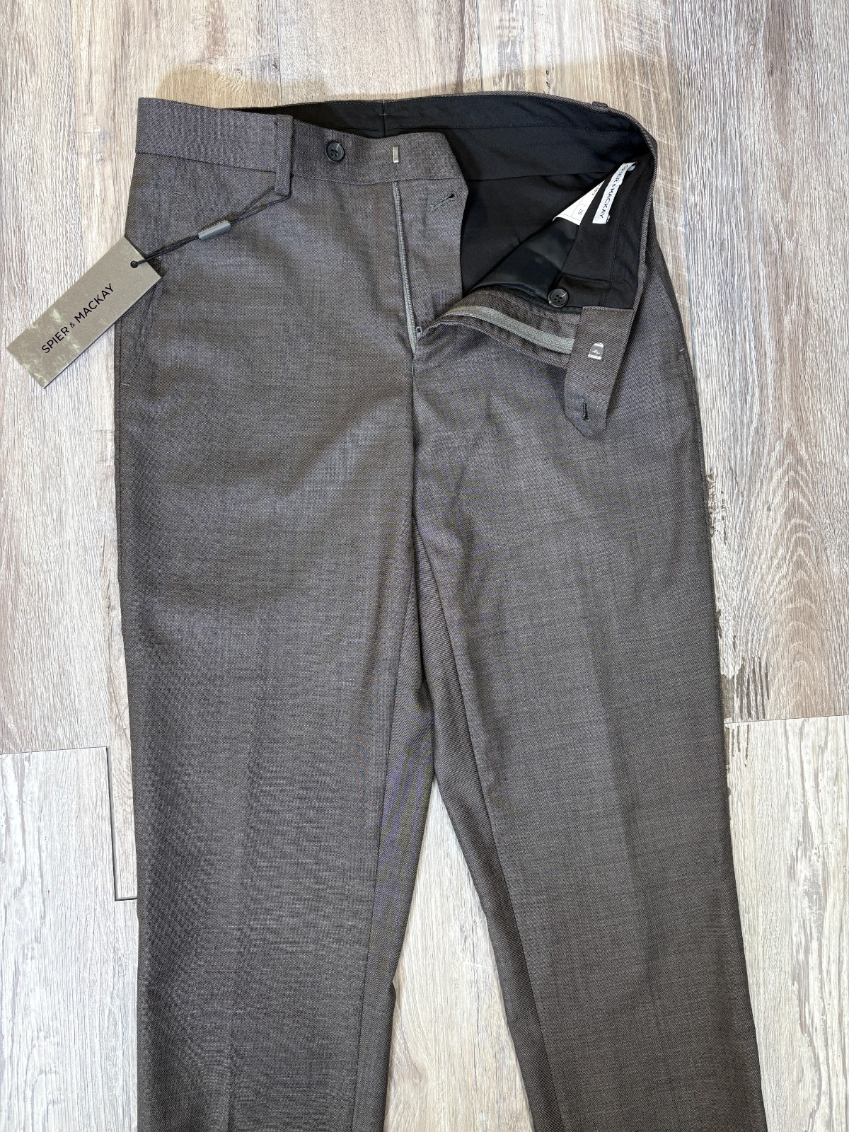 NWT Spier & Mackay Slim Wool Trousers Pants Size 28 waist bs77