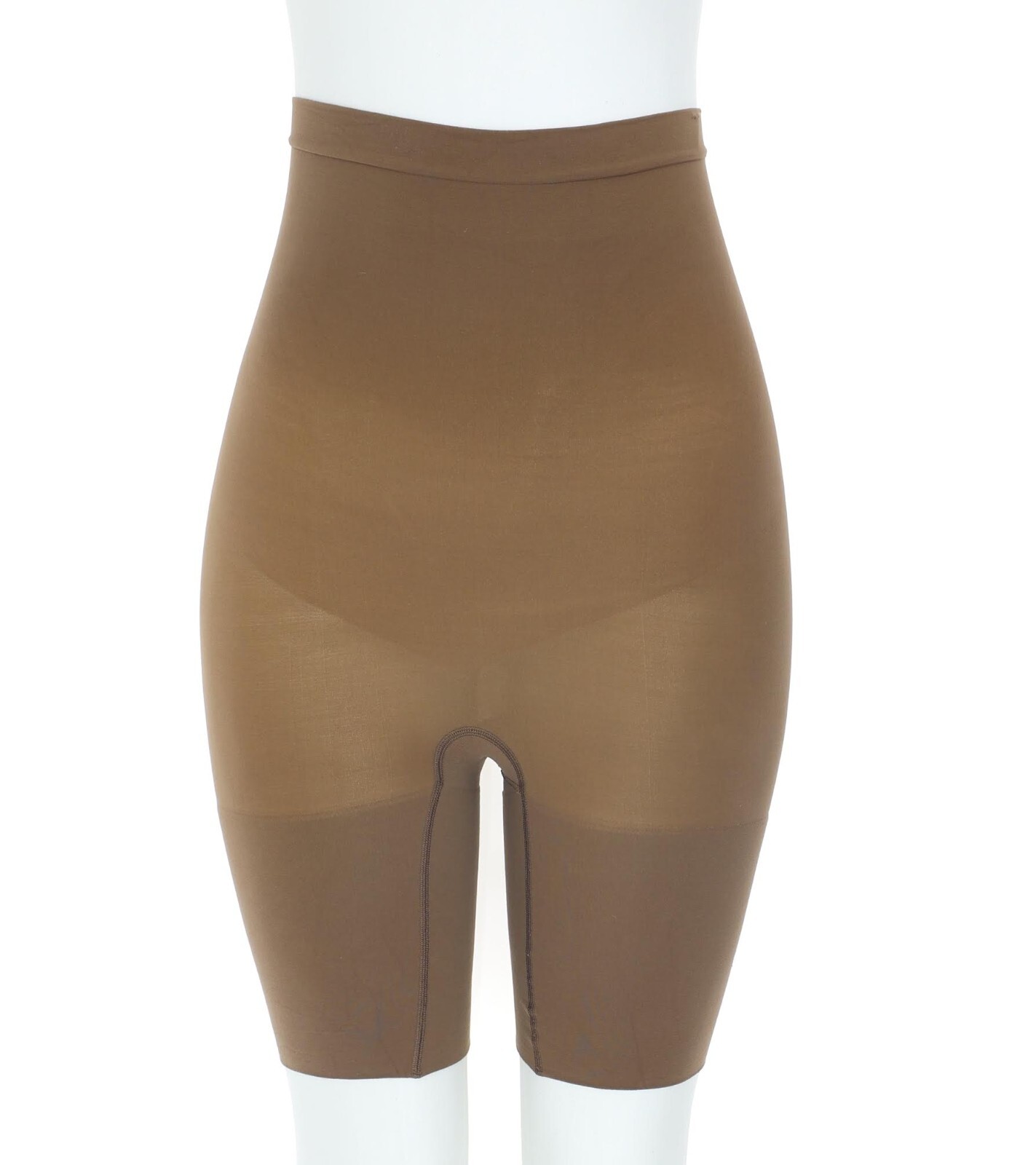 SPANX S1065 Women\'s Chestnut Brown Higher Power High Waist Shorts Size M