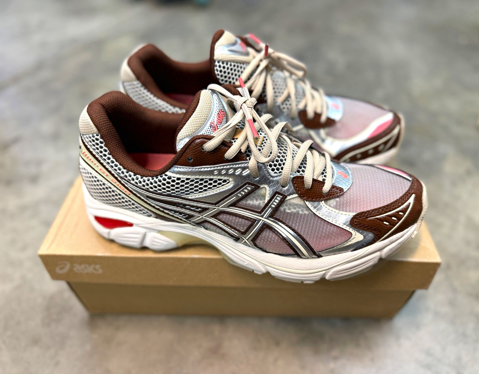 ASICS x above the clouds GT-2160 chocolate brown Men\'s Mesh US 11 1203A654