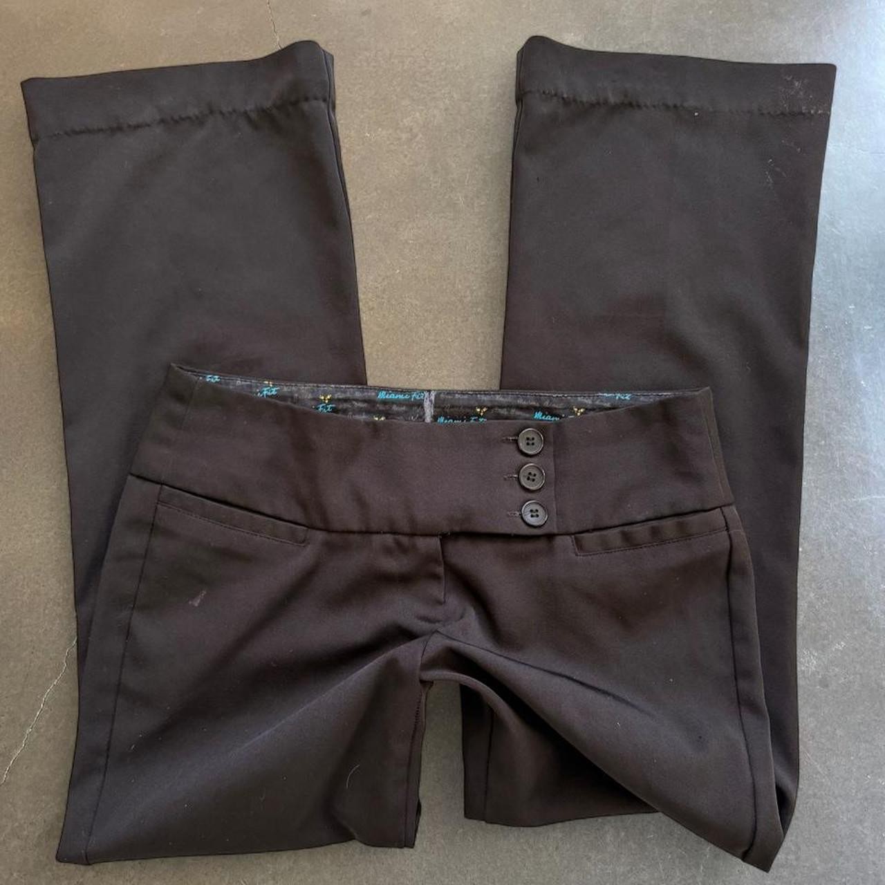 Vintage Joe Benbasset black low-rise trousers