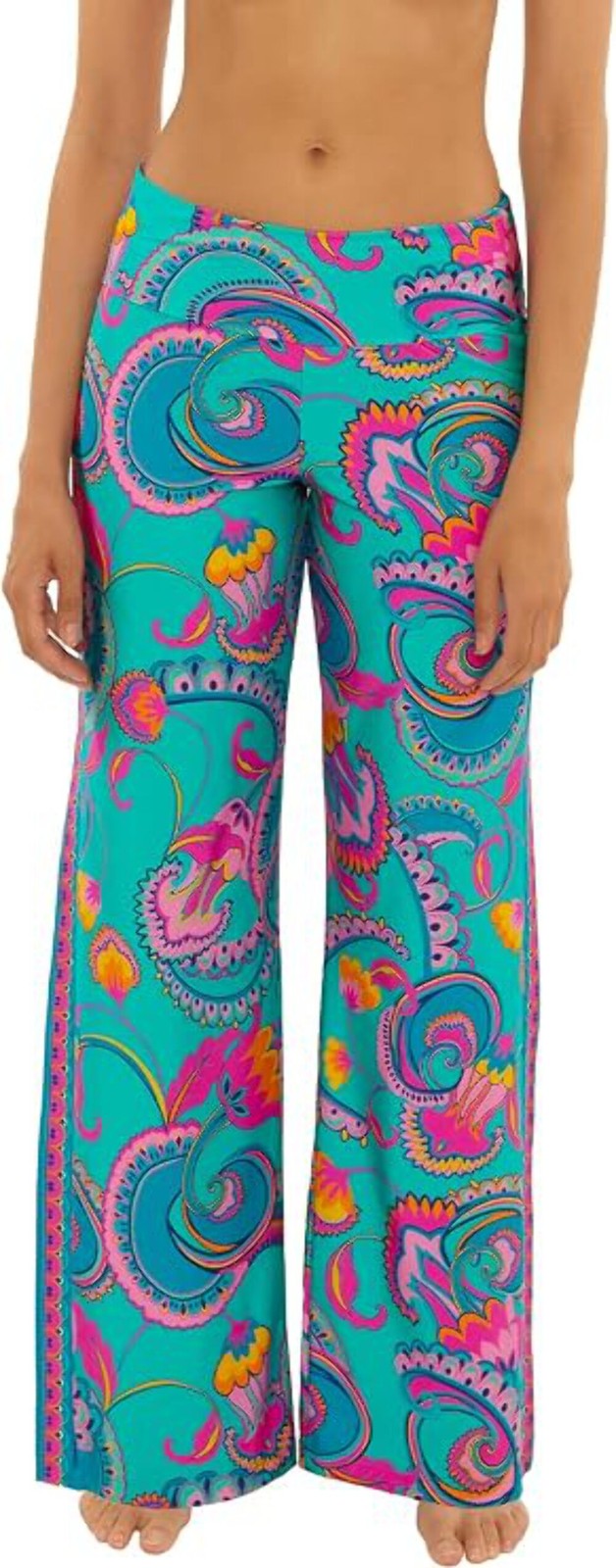 Trina Turk Mykonos Swim Cover Up Pants Women's Beach Pants NWT