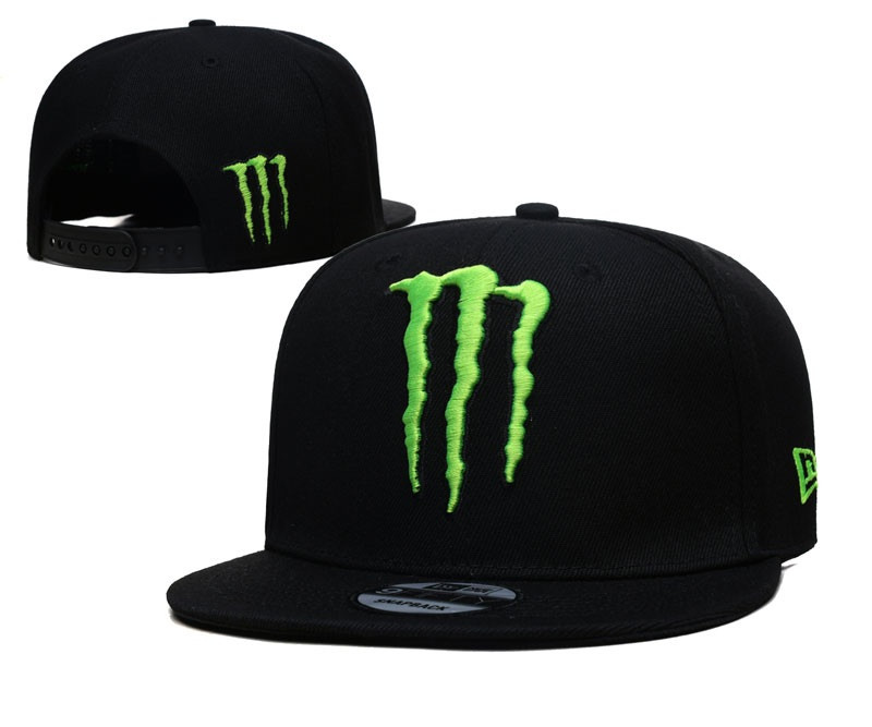 Unisex SnapBack Hat Flat Brim Moto/ Supercross Racing Black