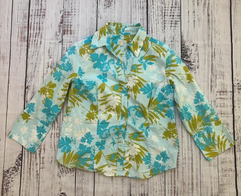 Talbots 3/4 Sleeve Blouse