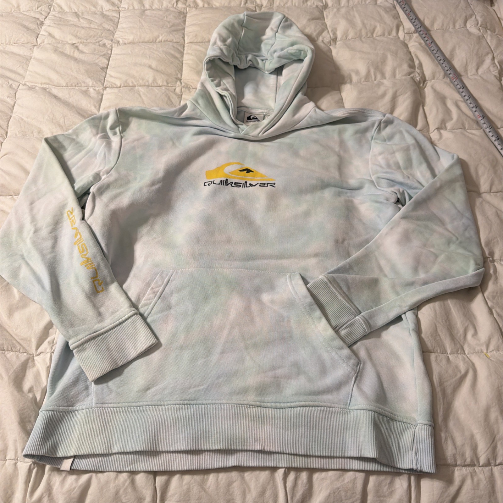 Quicksilver Tie Dye Hoodie Size Large