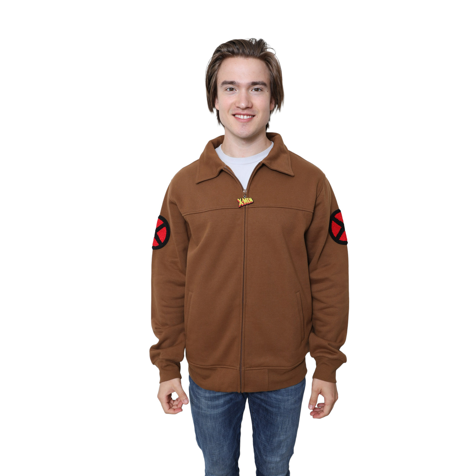 X-Men Cyclops 90\'s Animated Series Jacket Black Bird Marvel Comics Adult Jacket
