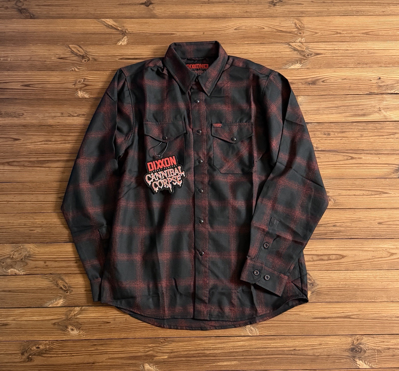 Dixxon Flannel x Cannibal Corpse Men’s Long Sleeve Shirt NWT