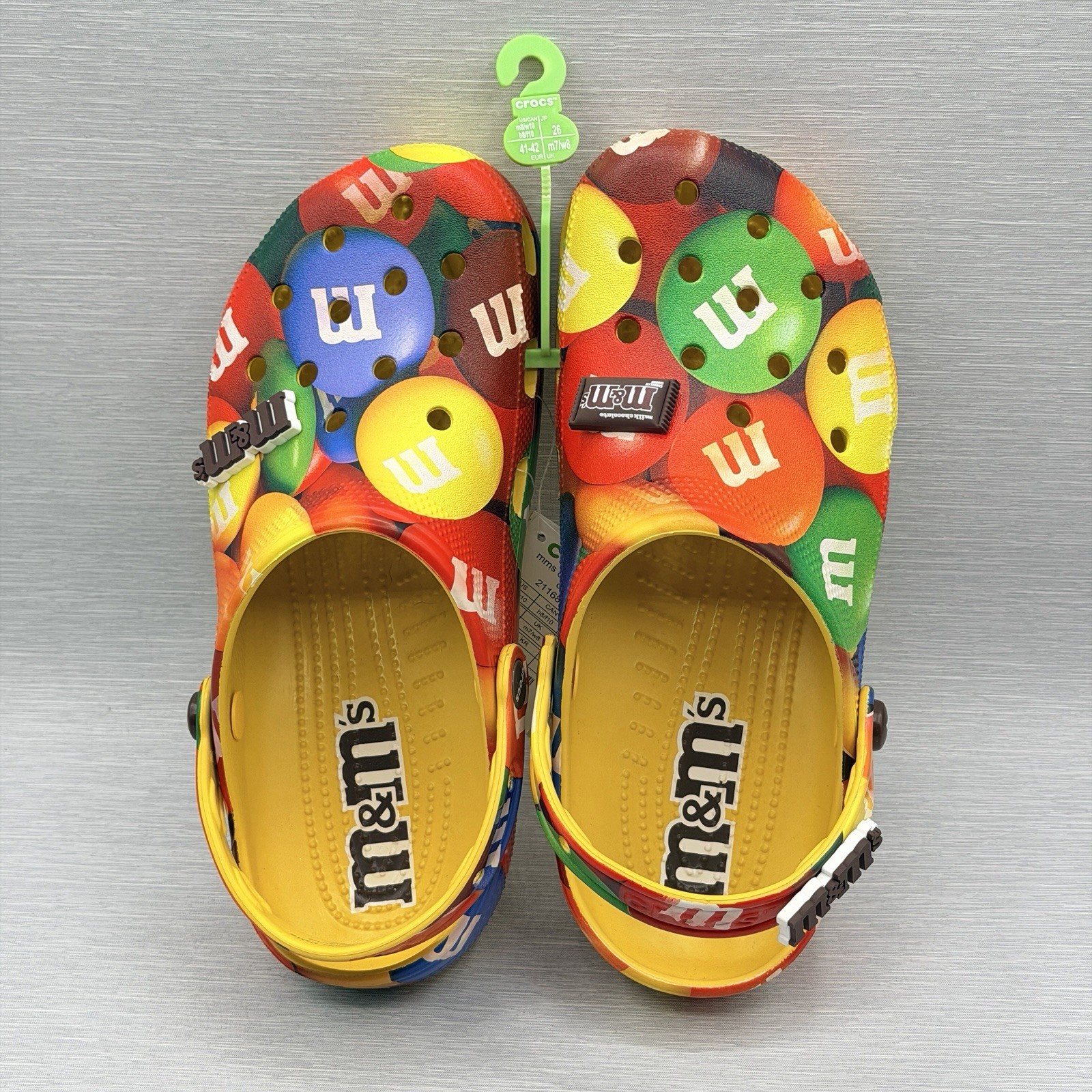 Crocs x M&M\'s Classic Clog Men\'s 8 Women\'s 10 Candy Colorful Limited Edition