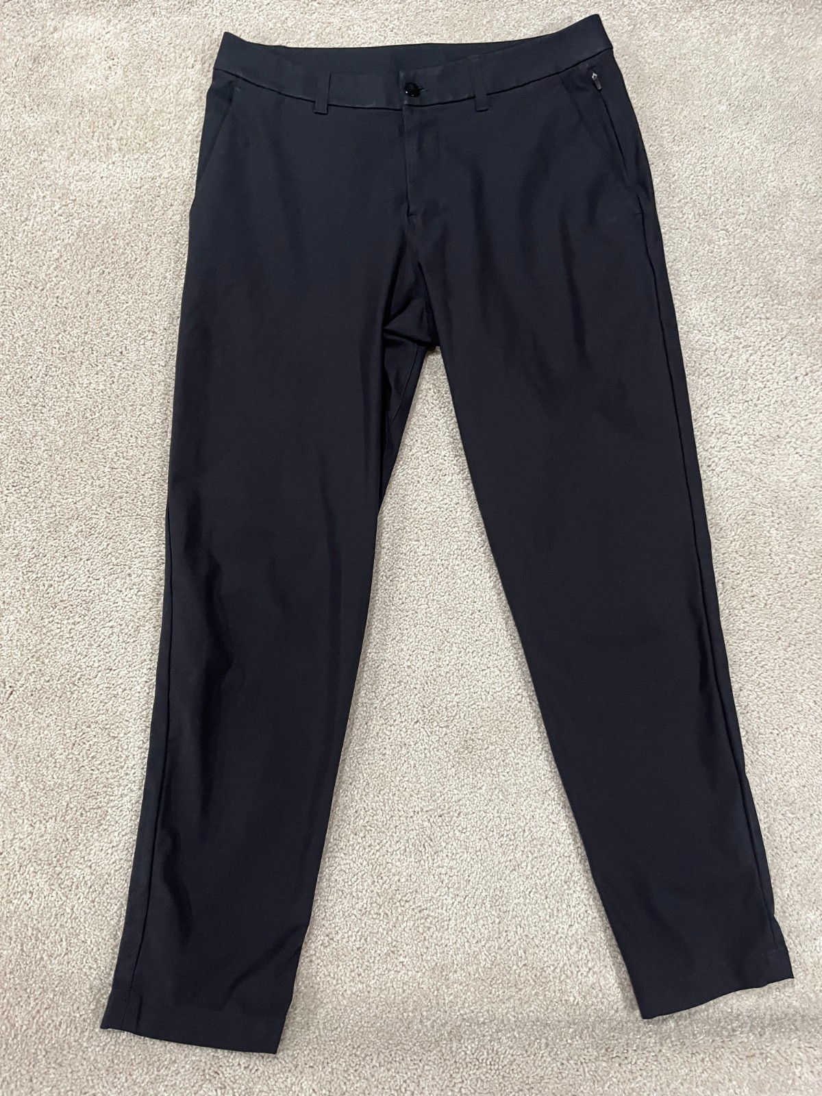 Lululemon Pants Men 32 ABC Slim Fit Trouser Black Warpstreme Performance Stretch
