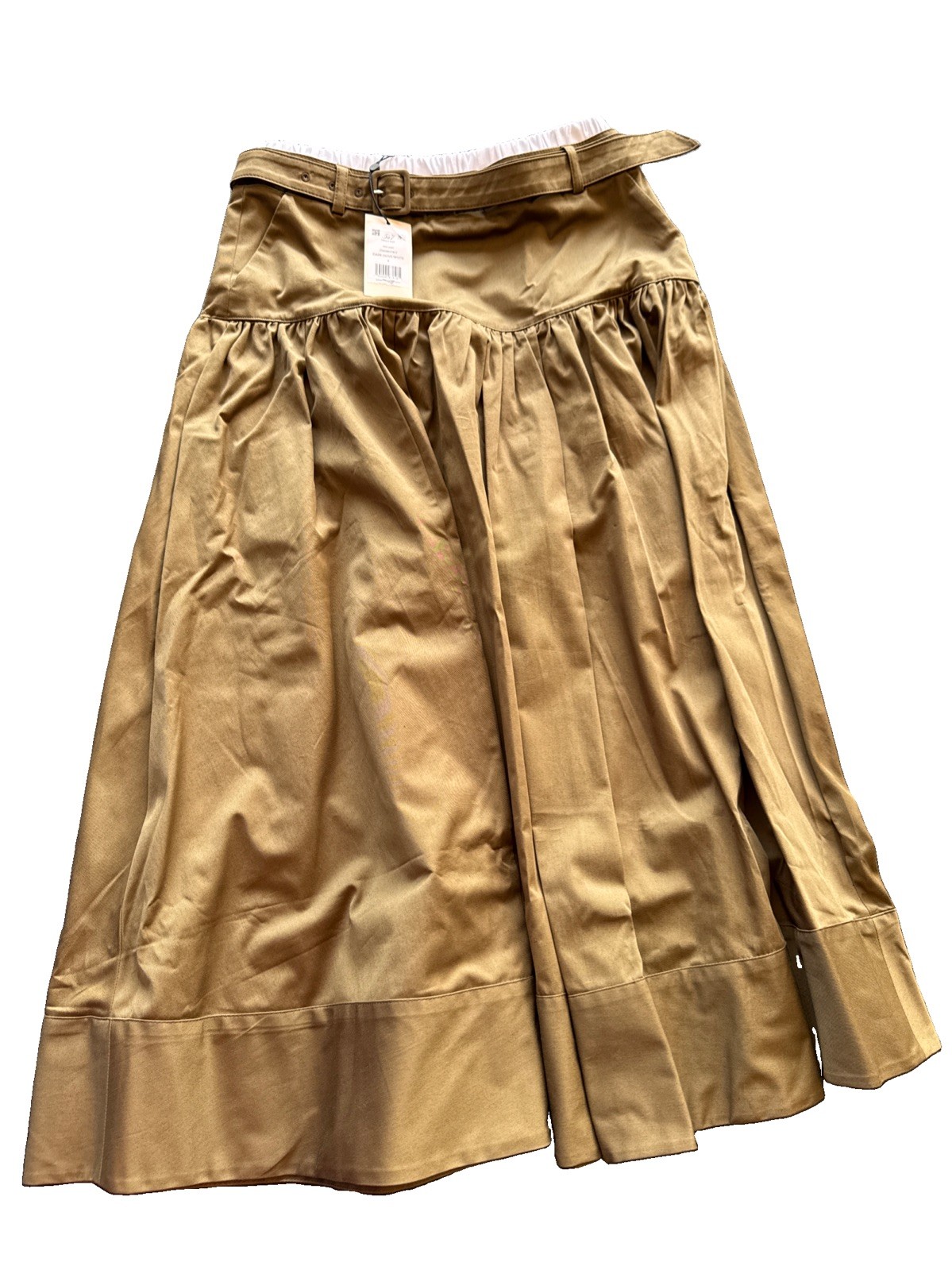 Cinq A Sept Peri Skirt 5a7 Dark Olive/White Size 4