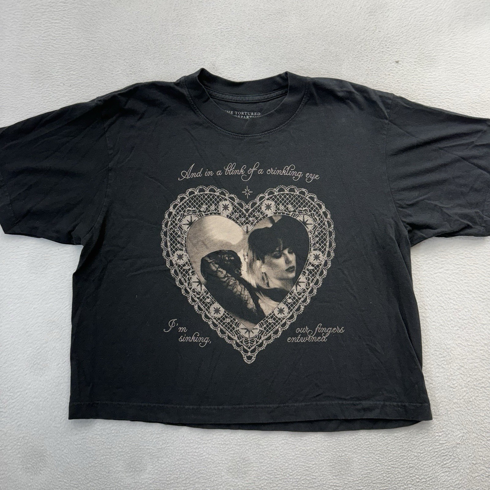Taylor Swift Official Merch - Blink of a Crinkling Eye Cropped T-shirt Medium