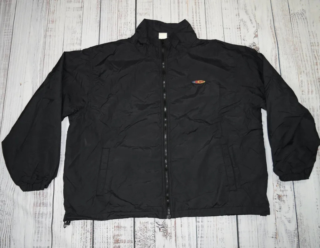 RARE VTG WENDY\'S BARCO UNIFORMS MANAGERS UNIFORM NYLON JACKET LOGO 2XL VINTAGE 