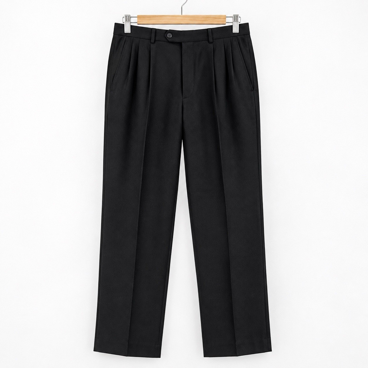 Lord & Taylor Men\'s 100% Wool Dress Pants NOS 1990s Pleated Size 32 Unhemmed NWT