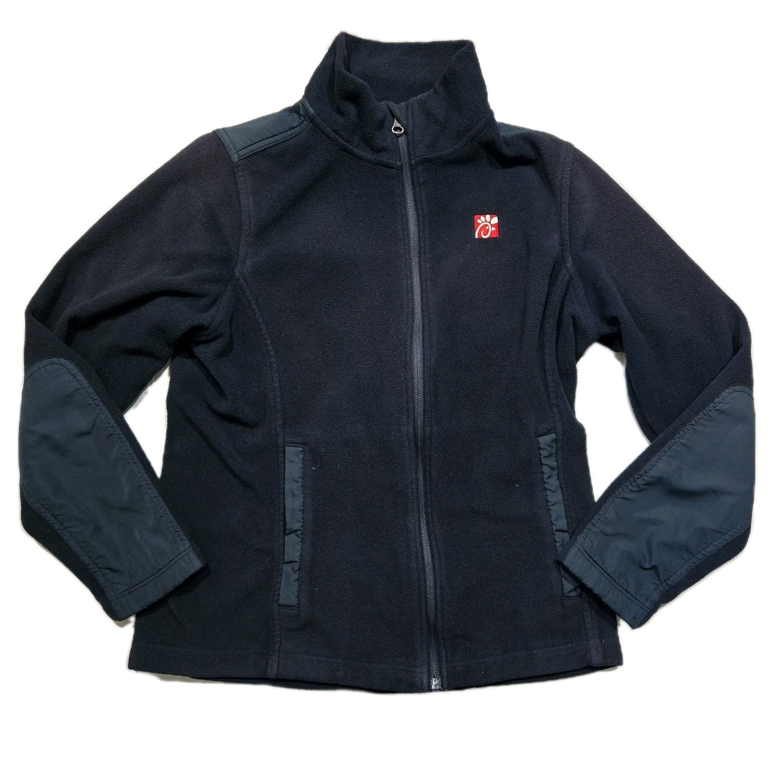 Oobe Jacket Mens M Blue Chik-fil-A Team Member Full Zip Fleece Employee Uniform