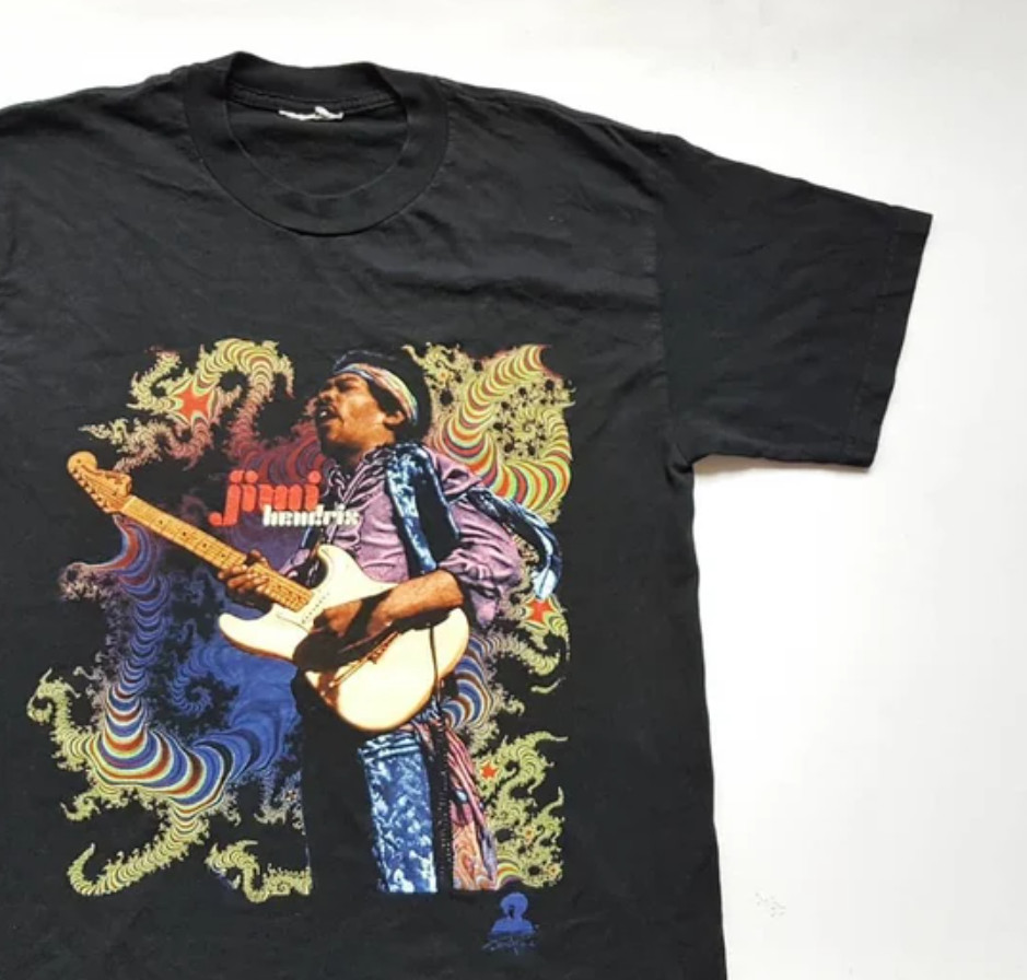New Jimi Hendrix - Jimi Unisex unisex S-234XL Short Sleeve Cotton S064
