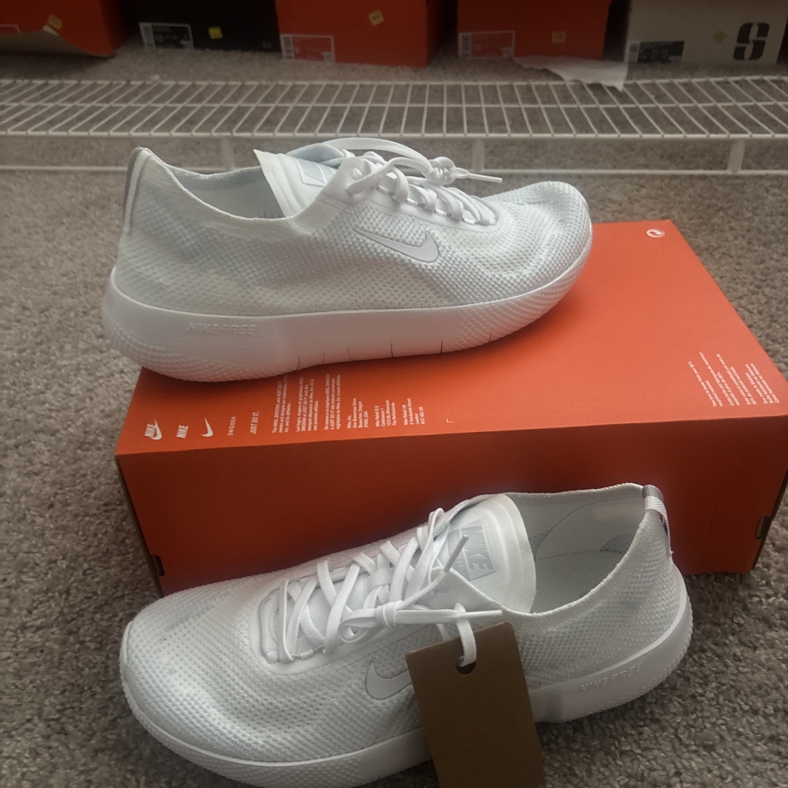 Size 12- Nike Free 2025 White Photon Dust (HF1078-100)
