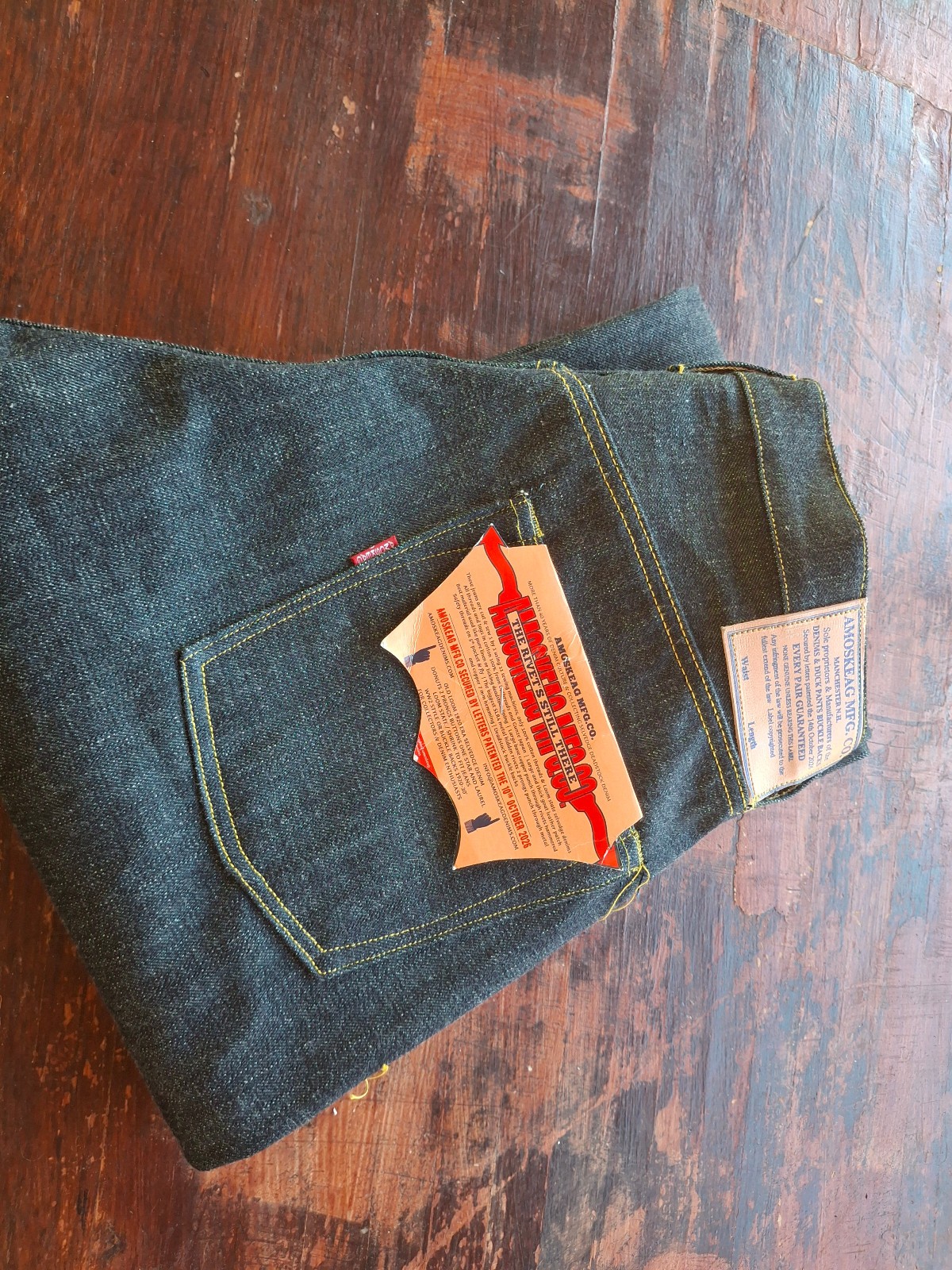 Zero Ego WW2 Not Big E, 13 Oz 666 Shinya mill loom statelvedge Hands down W34L35