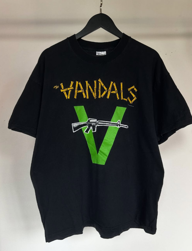 Rare Hot The vandals Band Music On Tour Black S to 5XL Shirt
