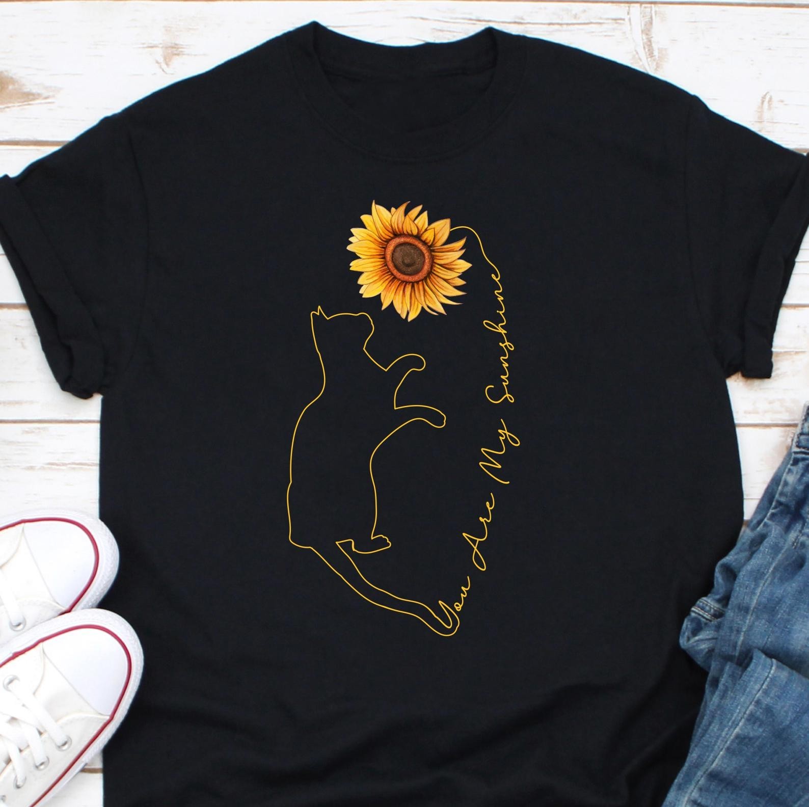 Cat You Are My Sunshine Shirt, Cats Tee Shirt Gifts, Gift for Cat Lovers