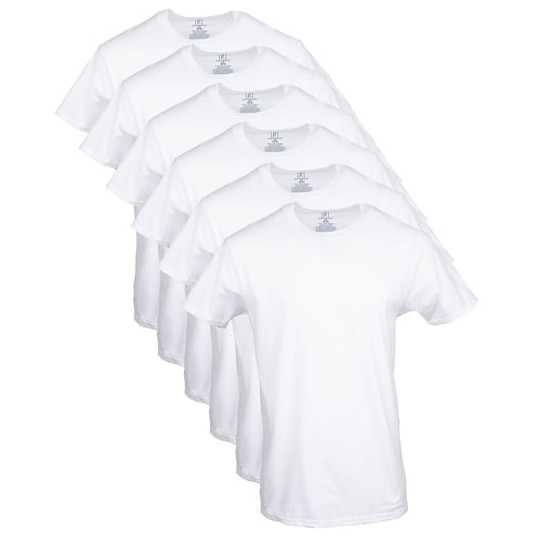 George Men's Crew T-Shirts, 6-Pack & 3-Pack (LONGLENGTH) - 2XL