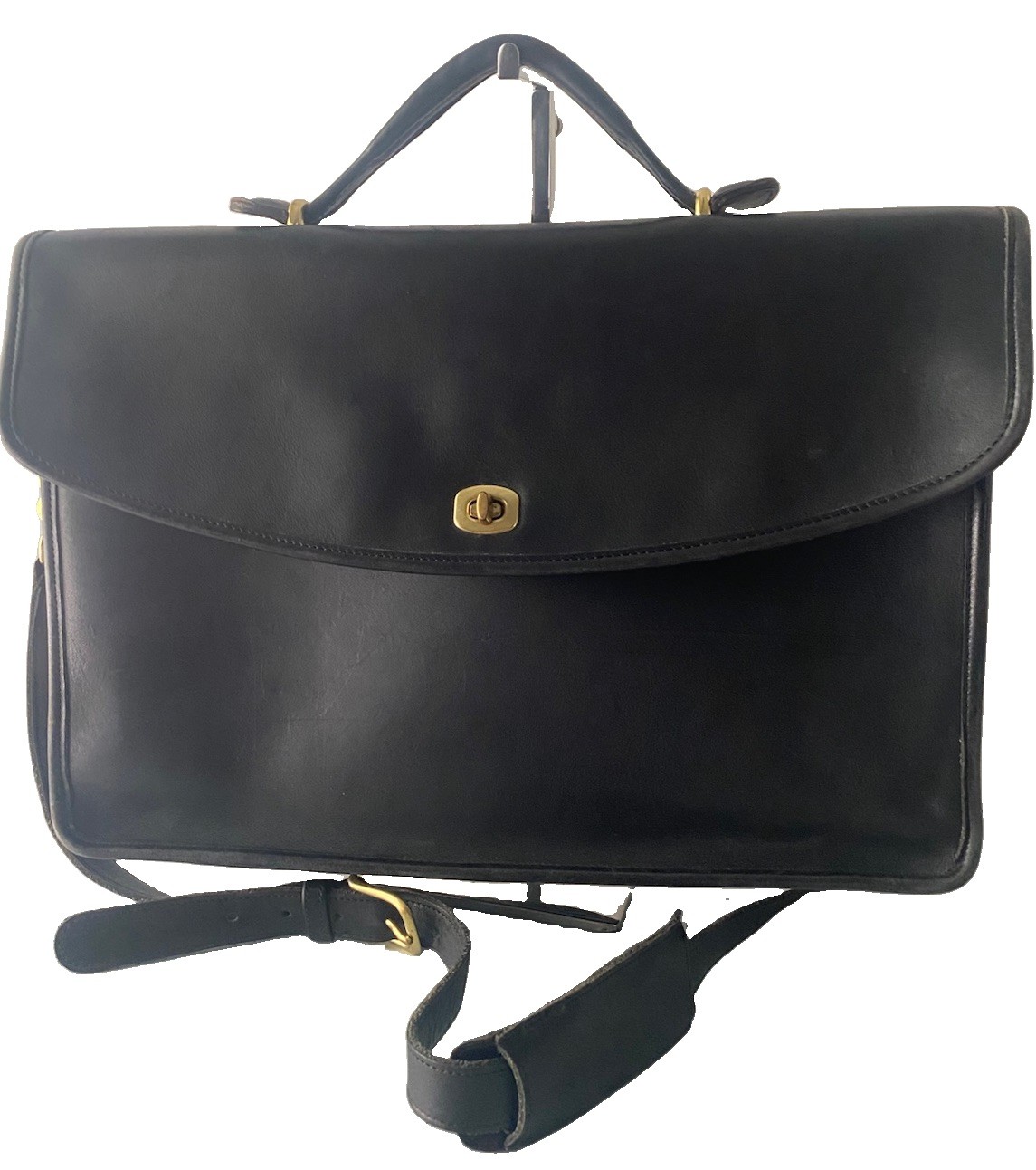 Coach Vintage 90s Lexington Bag 5265 Briefcase Laptop Bag Black USA