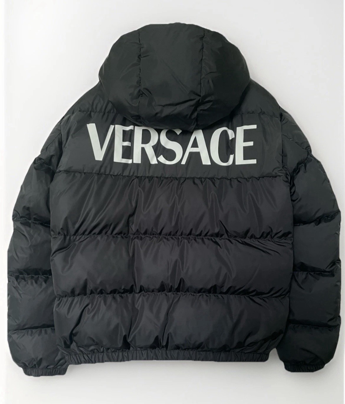 Versace Jacket Ecofriendly Black $2175 SZ 50 IT Authentic Large US Hot deal,.