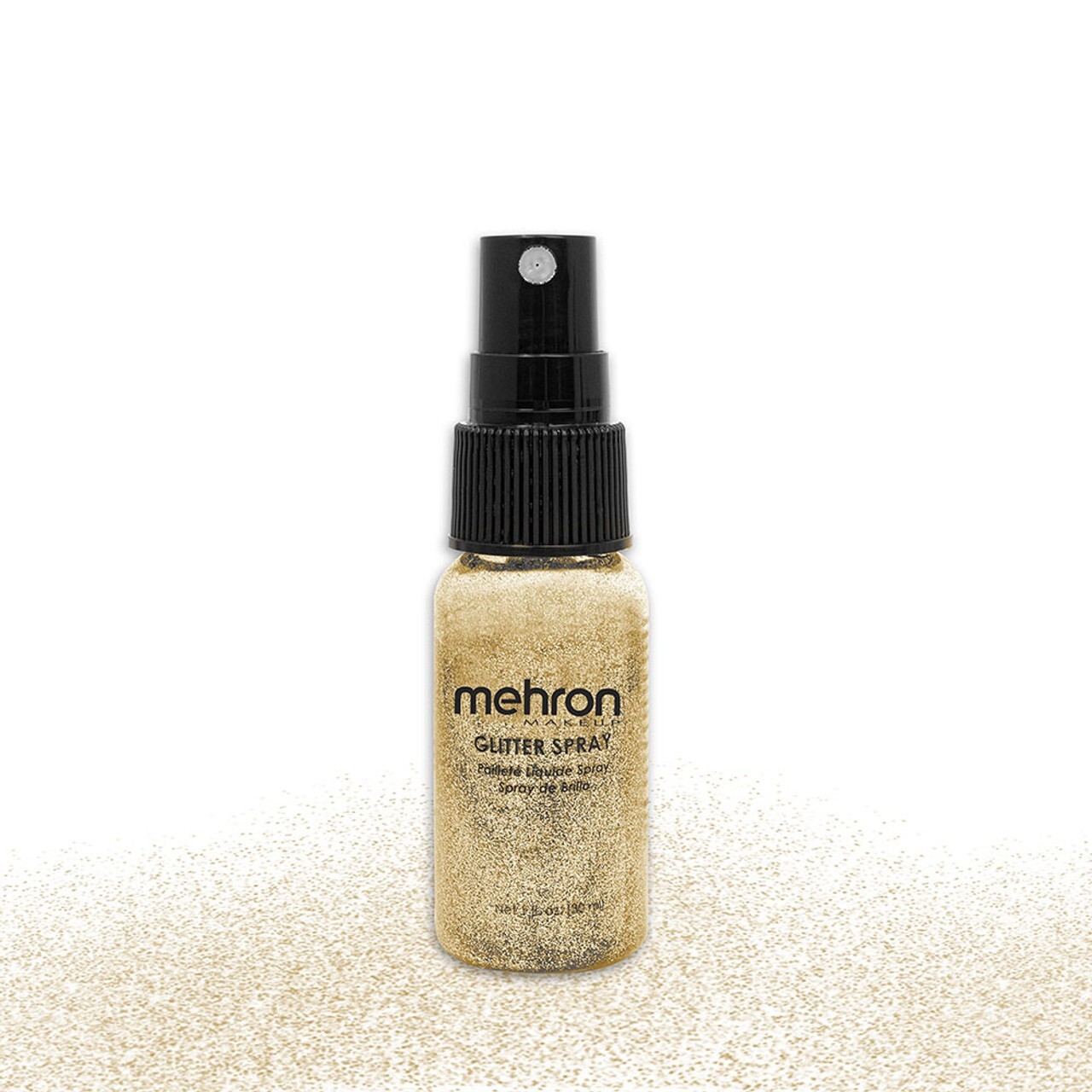Mehron Glitter Spray 1 Oz Bottle-Face, Body, Hair, Clothing, Stage Makeup-Pick 1