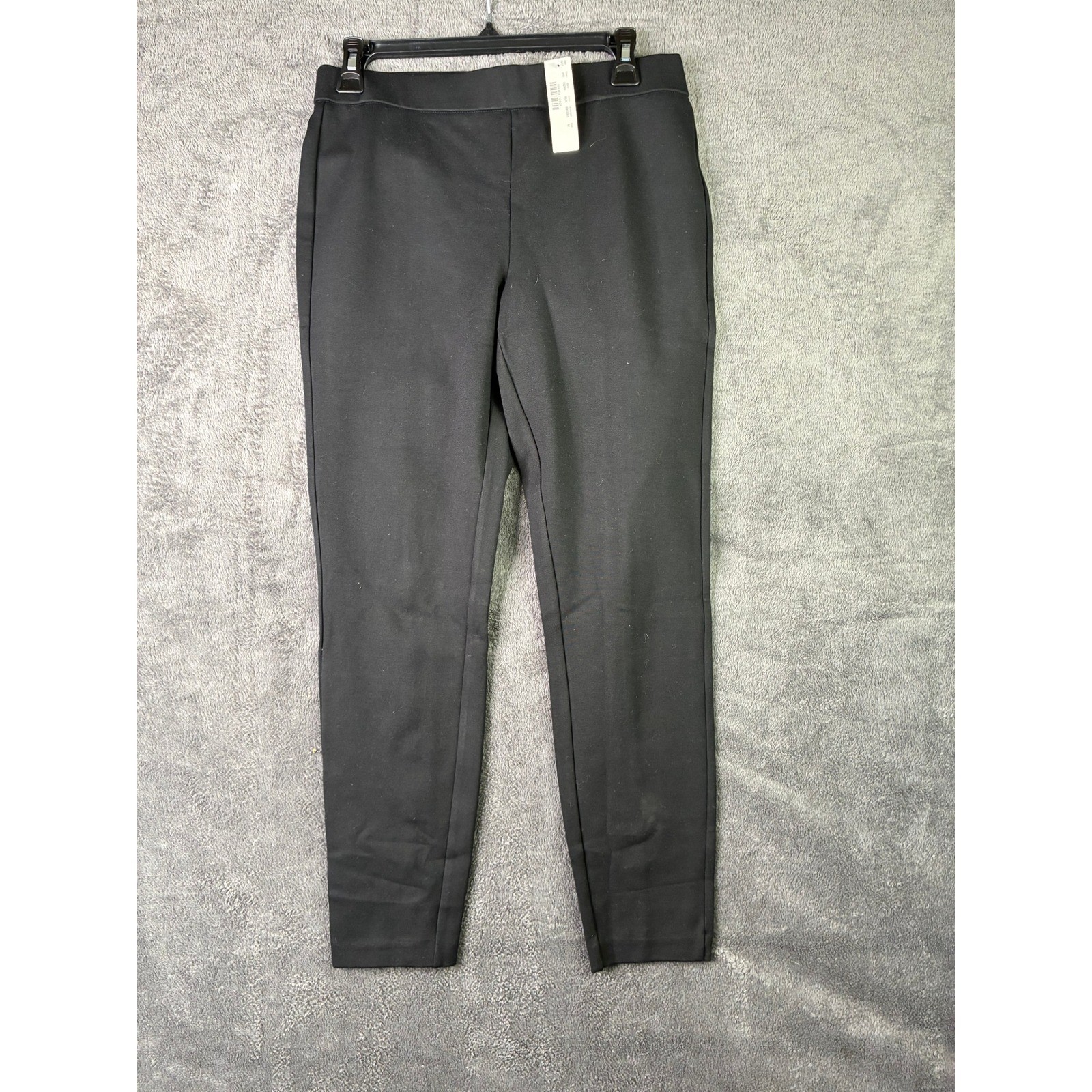 J.Crew Any Day Pant Black Stretch Ponte Slim Trousers G9389 Size M NWT