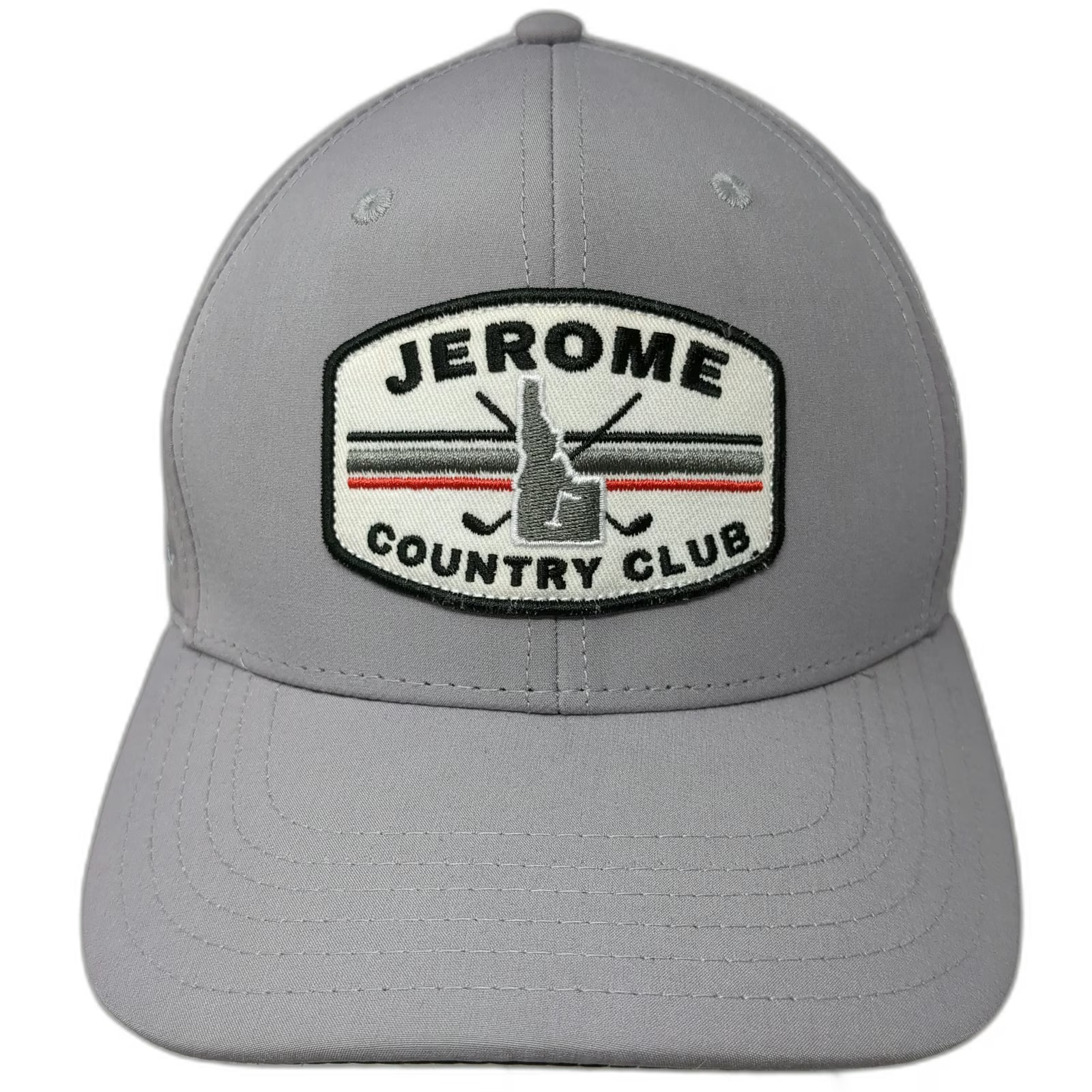 Pukka Snapback Gray One Size Hat Jerome Country Club Idaho Golf Performance Cap