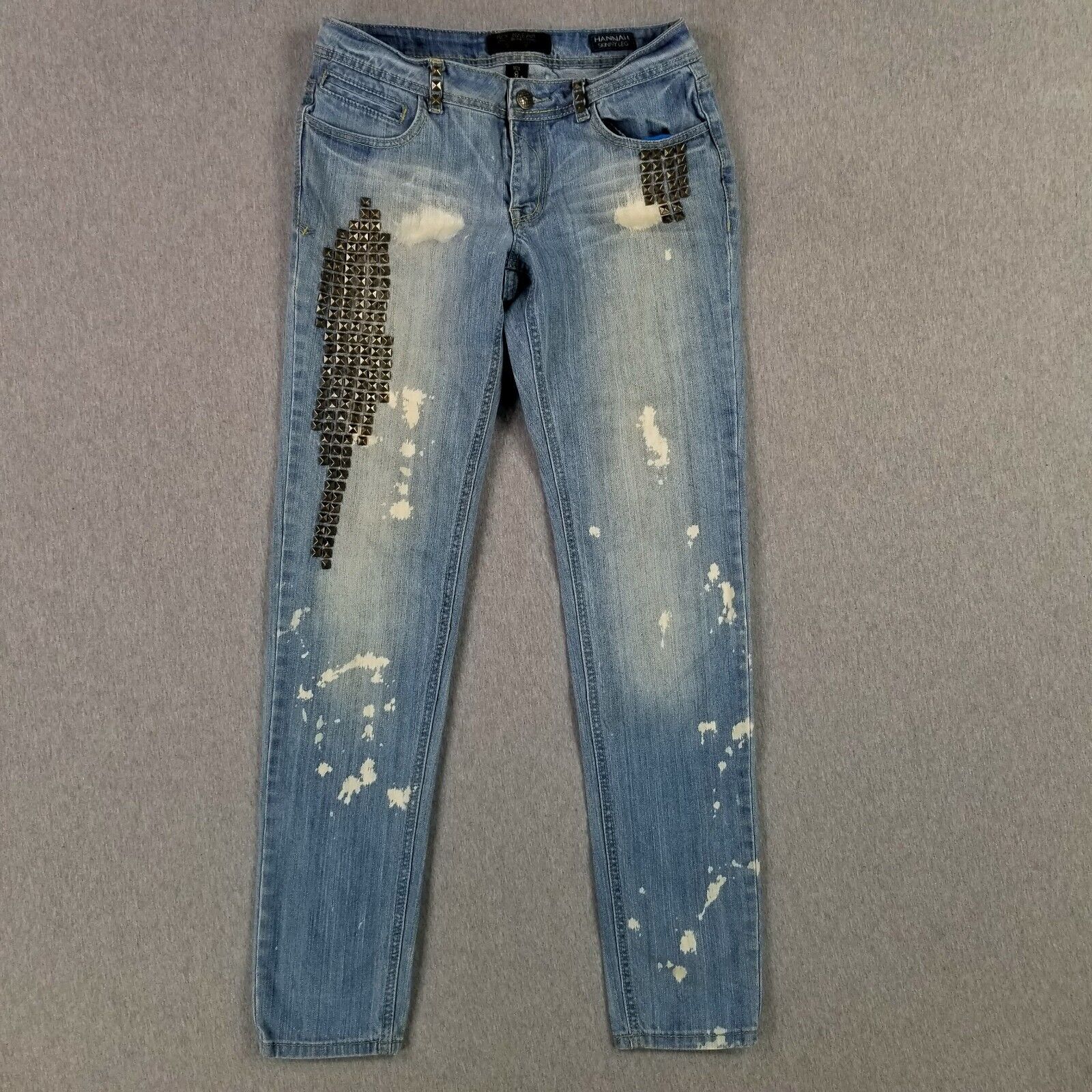 VINTAGE Rocawear Size 9 Hannah Skinny Leg Jeans Heavy Quality Denim 2000s Low