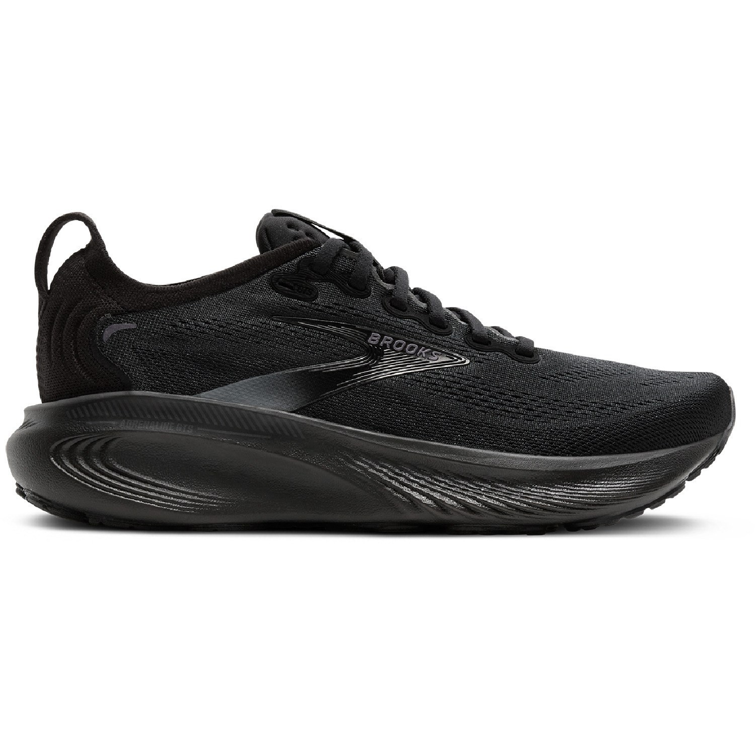 SALE Brooks Men's Adrenaline GTS 25 Road-Running Shoes Black/Black/Ebony AUTH
