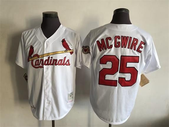 Mark Mcgwire Man XL Jersey White