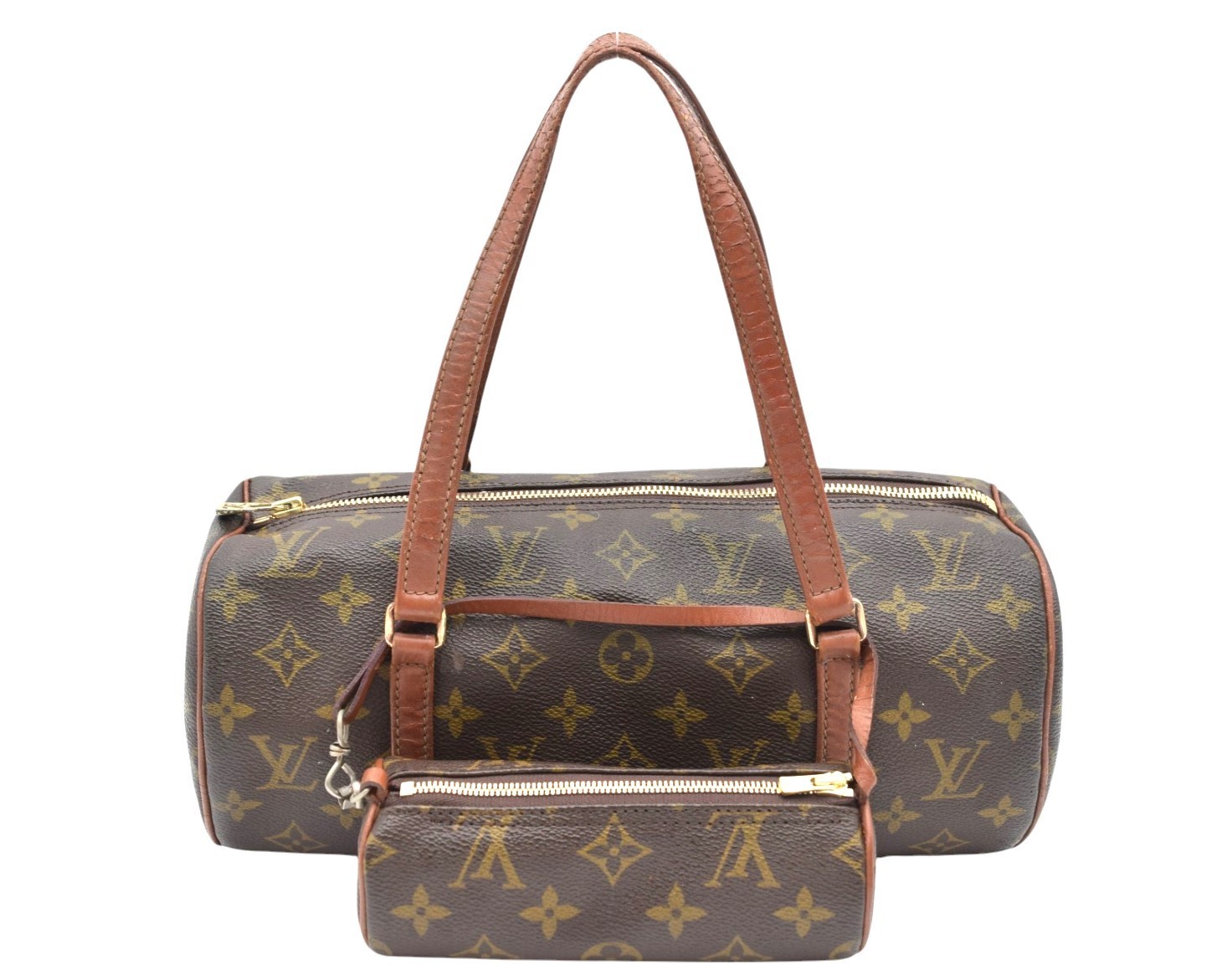 Auth Louis Vuitton Papillon 30 Handbag Monogram Canvas M51365 LV 54547