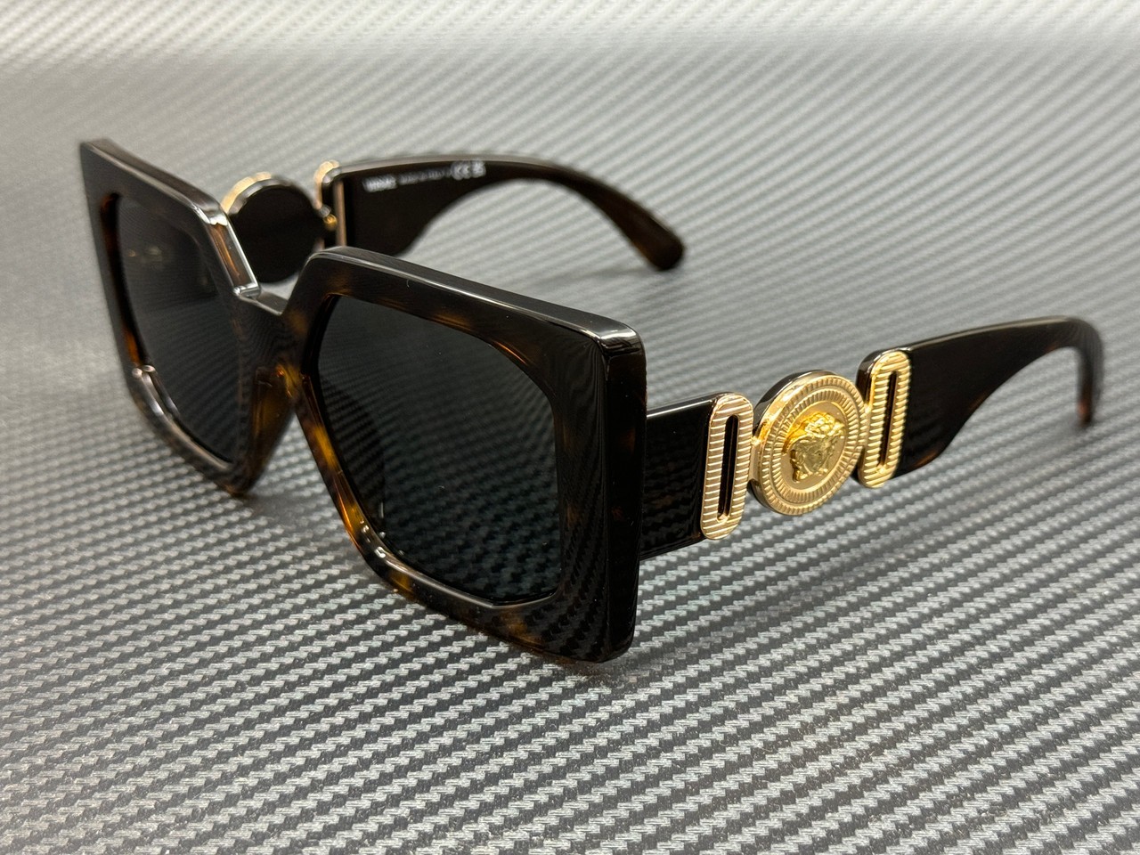 VERSACE VE4478U 108 87 Havana Brown Grey Women\'s 55 mm Sunglasses