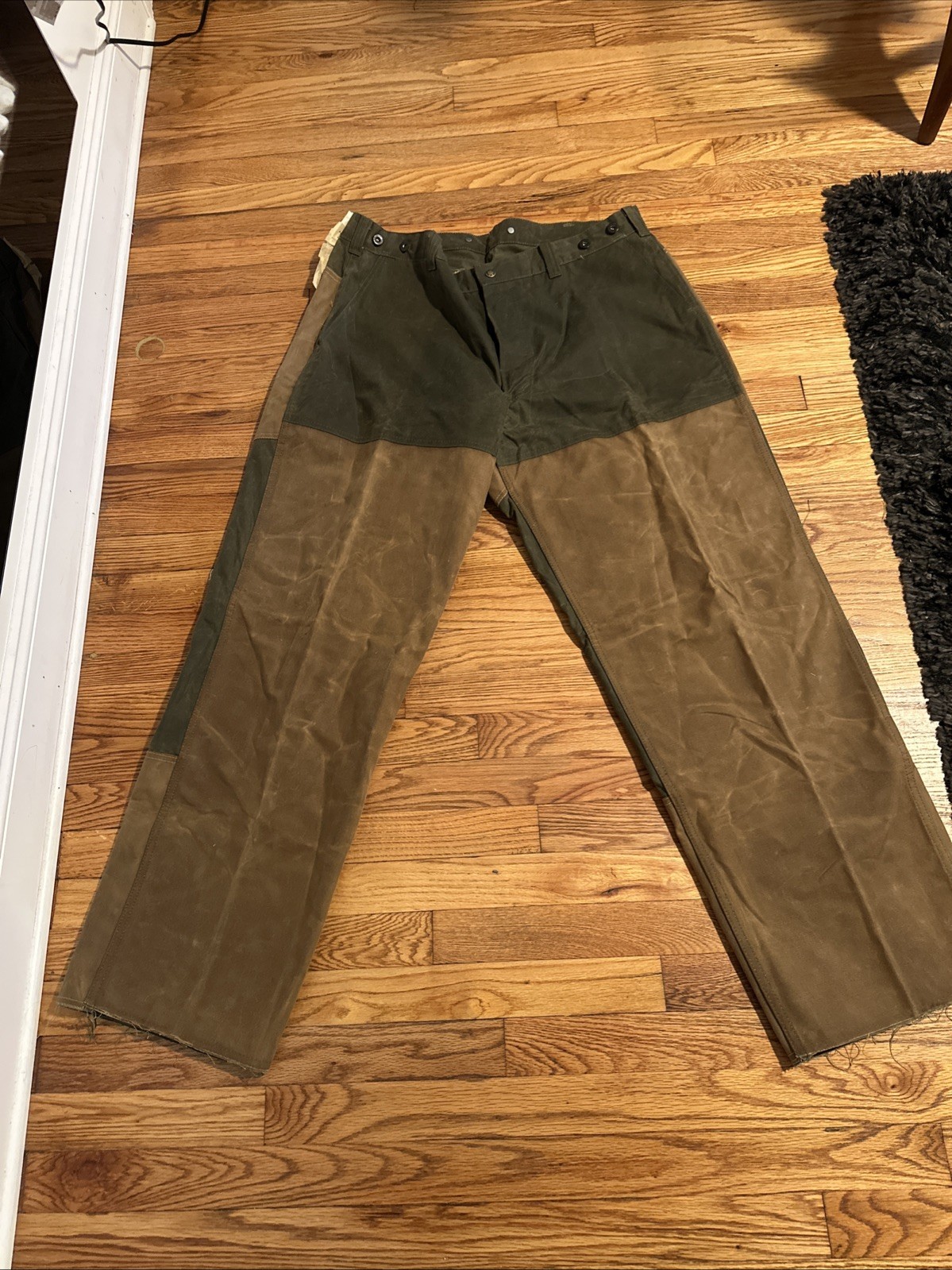NWT Vtg Filson OG Double Tin Duck Cloth Wax Hunting Pants Style 467 W42 L33