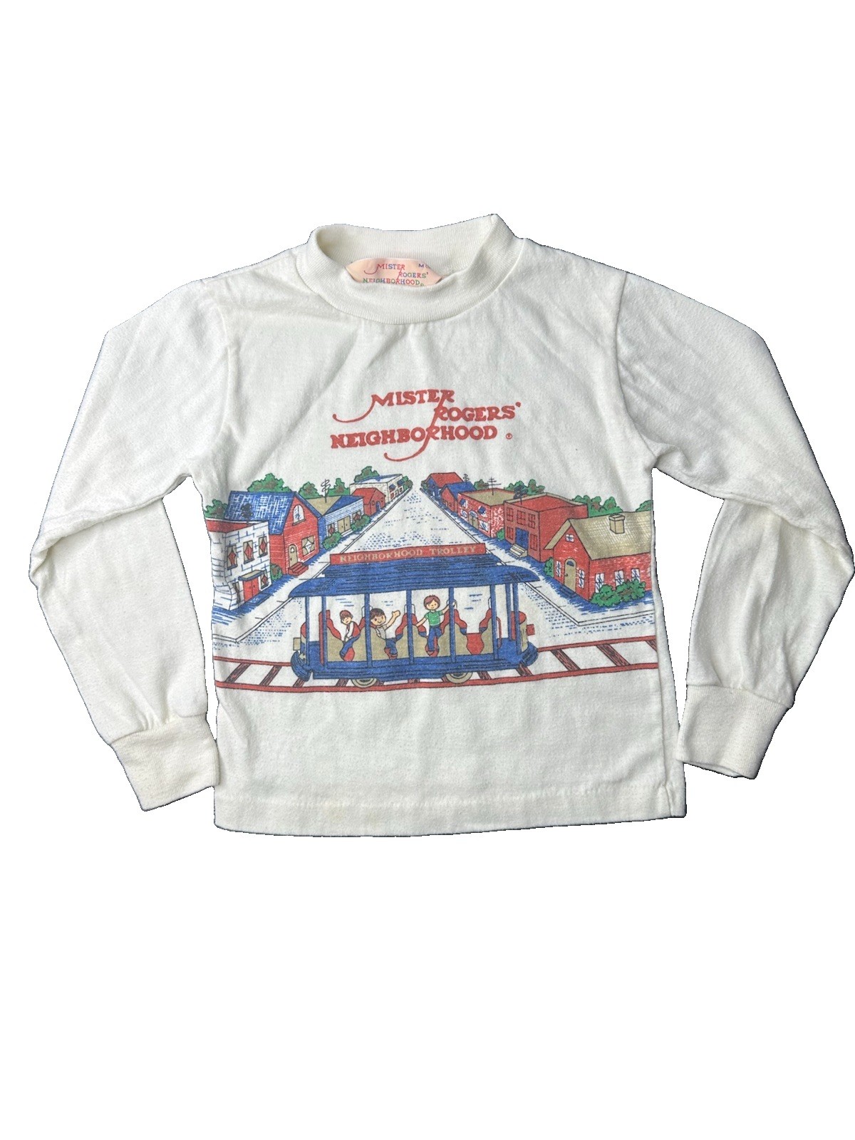 Rare Early 80s Vintage Children’s M (5-6) Mr. Rogers’ Neighborhood Long Sleeve