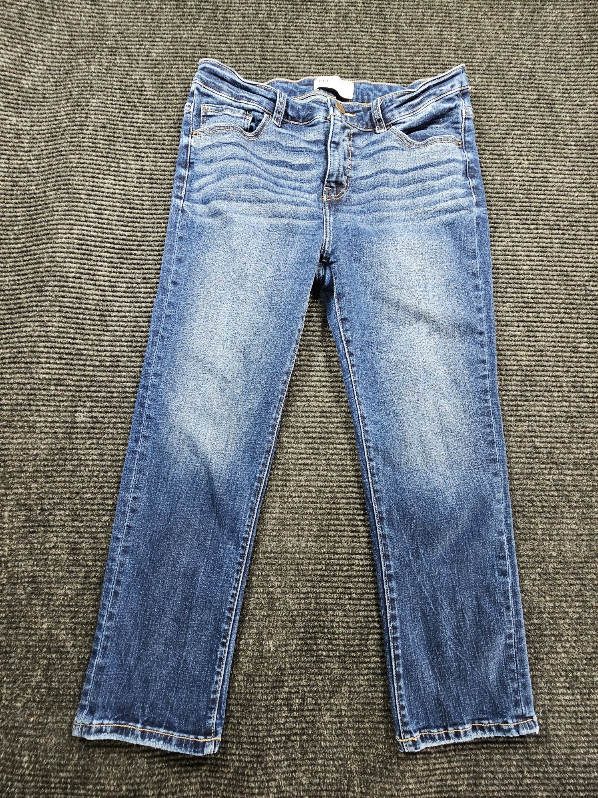 Buckle BKE Payton Cropped Jeans Womens 29 Blue Denim Straight Universal Fit